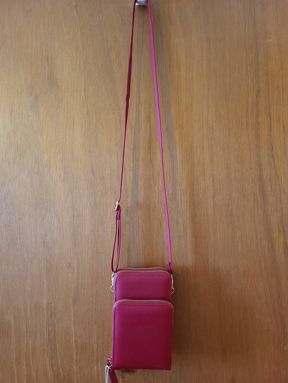 Women's Crossbody Phone Bag - Red